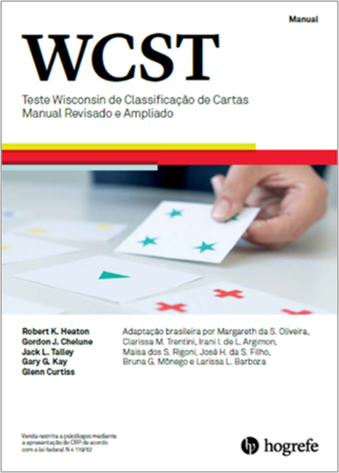  WCST - Bloco de resposta (25 folhas) 