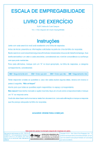 Empregabilidade Livro de Exerc&Atilde;&shy;cio