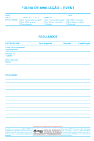 Event Livro de Avalia&Atilde;&sect;&Atilde;&pound;o VOL. 3