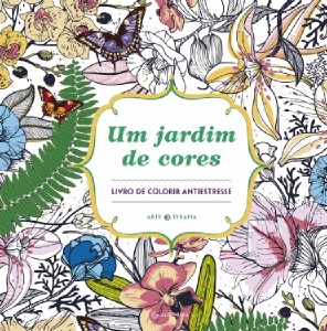 Jardim de cores livro de colorir