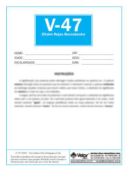 V-47 Livro de Exerc&Atilde;&shy;cio
